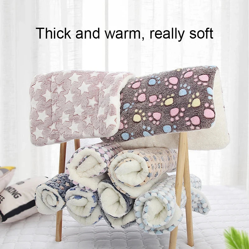 Flannel Pet Sleeping Rug – Soft Dog Bed, Cat Mat & Puppy Cushion for Vancouver Homes
