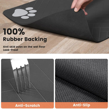 Feeding Mat - Quick Dry Food Bowl Placemat