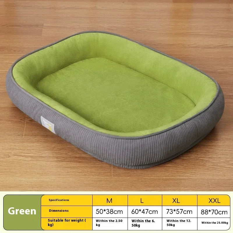 All-Season Washable Dog Bed – Thermal Sofa Cushion for Small & Medium Dogs