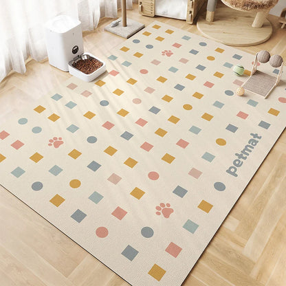 Non-Slip Floor Rug - Diatomite Waterproof Mat for Pet Bowls & Wet Paws