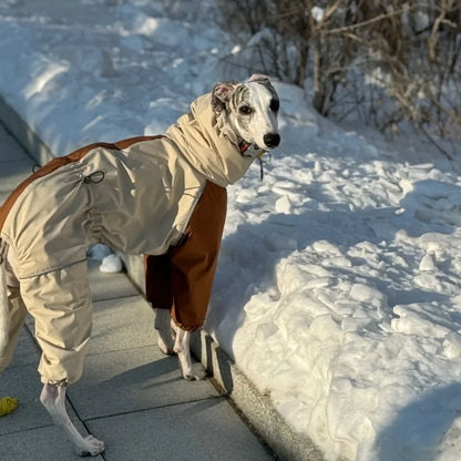 Winter Jacket - 4-Legged Fleece Coat for Greyhound