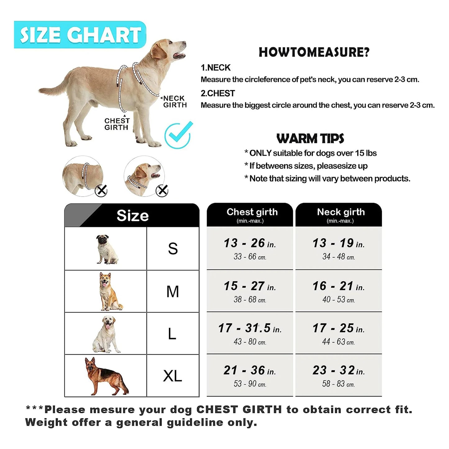 No-Pull Padded Dog Vest Harness – Easy Contro
