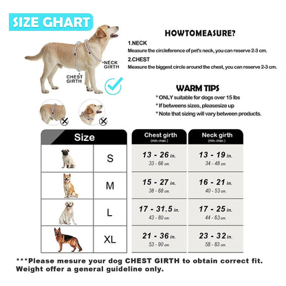No-Pull Padded Dog Vest Harness – Easy Contro