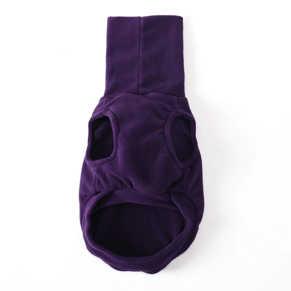 Fleece Vest - Turtleneck Whippet Italian Greyhound Coat