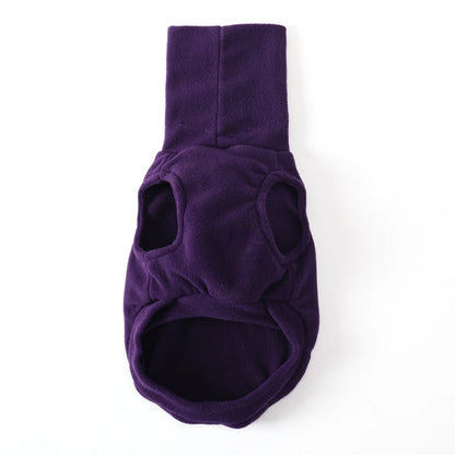 Fleece Vest - Turtleneck Whippet Italian Greyhound Coat