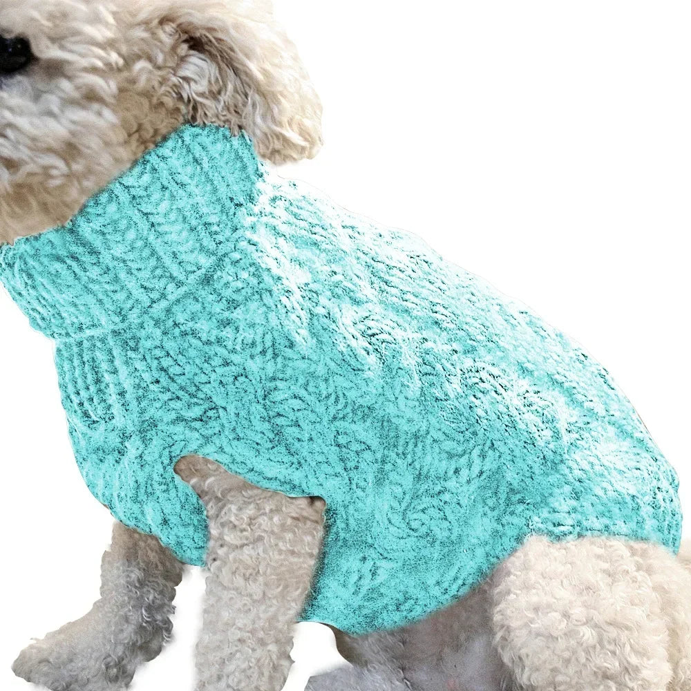 Cozy Knit Dog Sweater – Winter Warmth for Small Breeds
