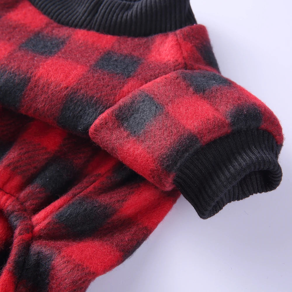Cozy Winter Pajamas – Cozy Overalls for Small Dogs & Puppies