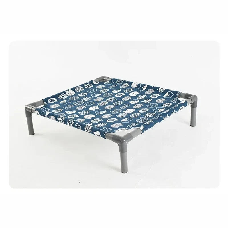 Detachable Dog Hammock Bed - Washable Raised Bed with Non-Slip Bottom