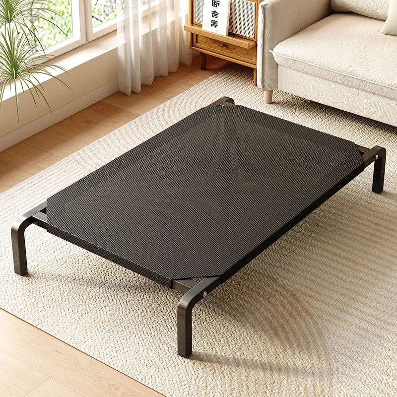 Elevated Summer Dog Bed – Breathable & Washable