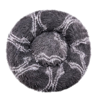 Donut Plush Dog Bed – Warm & Washable