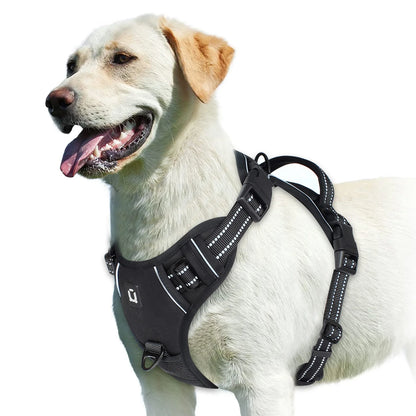 No-Pull Padded Dog Vest Harness – Easy Contro