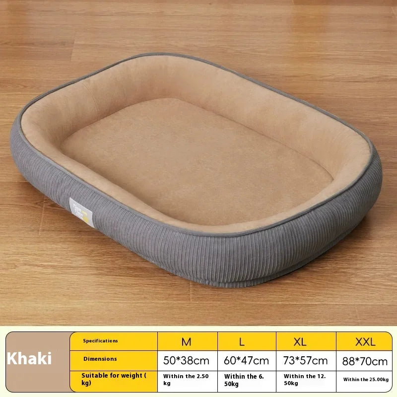 All-Season Washable Dog Bed – Thermal Sofa Cushion for Small & Medium Dogs