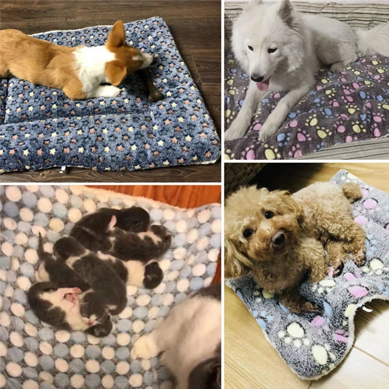 Flannel Pet Sleeping Rug – Soft Dog Bed, Cat Mat & Puppy Cushion for Vancouver Homes