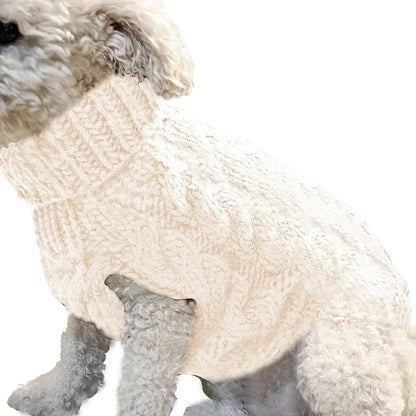 Cozy Knit Dog Sweater – Winter Warmth for Small Breeds