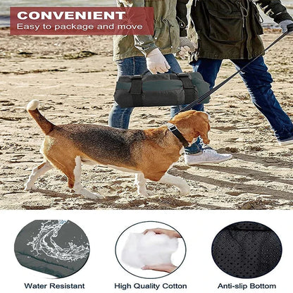 Foldable Waterproof Dog Bed - Portable Outdoor Travel Mat