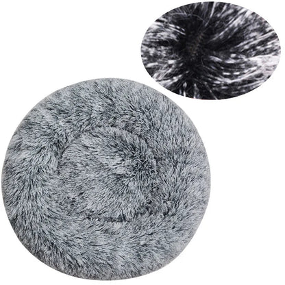 Donut Plush Dog Bed – Warm & Washable