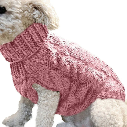 Cozy Knit Dog Sweater – Winter Warmth for Small Breeds