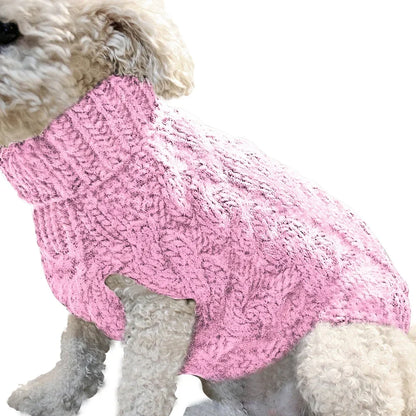 Cozy Knit Dog Sweater – Winter Warmth for Small Breeds