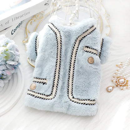 Luxury Pet Sweater – Autumn & Winter Cotton Coat for Dogs & Cats