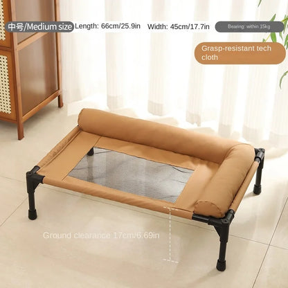AirLift Elevated Dog Bed – Cool & Breathable