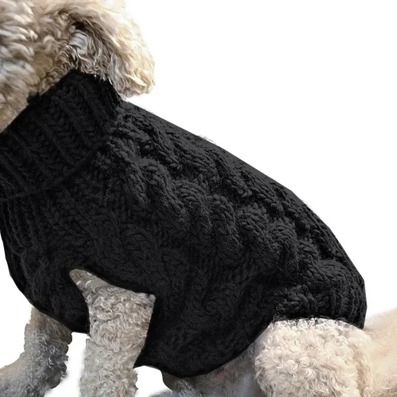 Cozy Knit Dog Sweater – Winter Warmth for Small Breeds