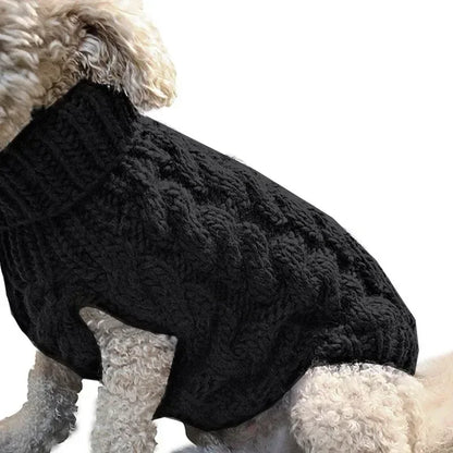 Cozy Knit Dog Sweater – Winter Warmth for Small Breeds