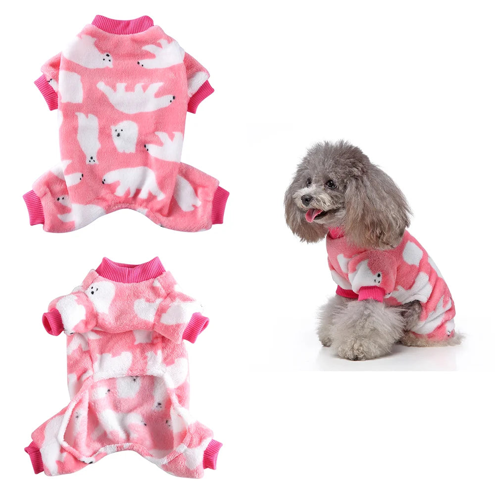 Cozy Winter Pajamas – Cozy Overalls for Small Dogs & Puppies