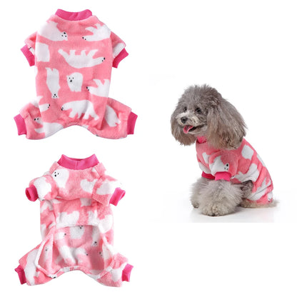 Cozy Winter Pajamas – Cozy Overalls for Small Dogs & Puppies