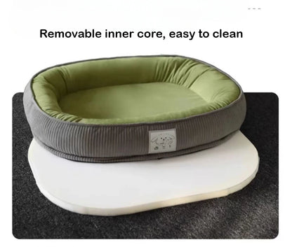 All-Season Washable Dog Bed – Thermal Sofa Cushion for Small & Medium Dogs
