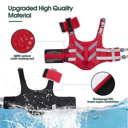 Dog Life Jacket – Safe, Reflective & Stylish