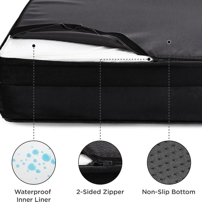 Jumbo Orthopedic Dog Bed – Memory Foam Sofa