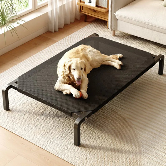 Elevated Summer Dog Bed – Breathable & Washable