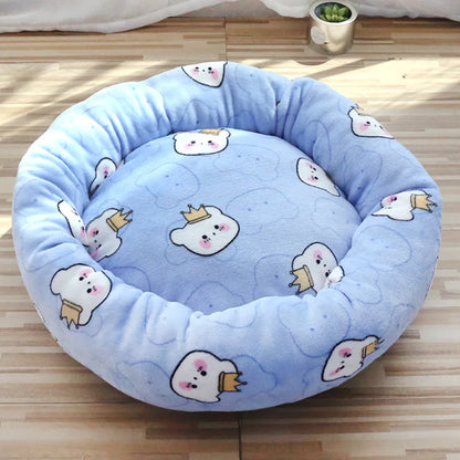 Donut Plush Dog Sofa Bed – Soft & Washable