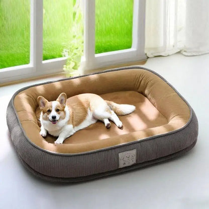 All-Season Washable Dog Bed – Thermal Sofa Cushion for Small & Medium Dogs