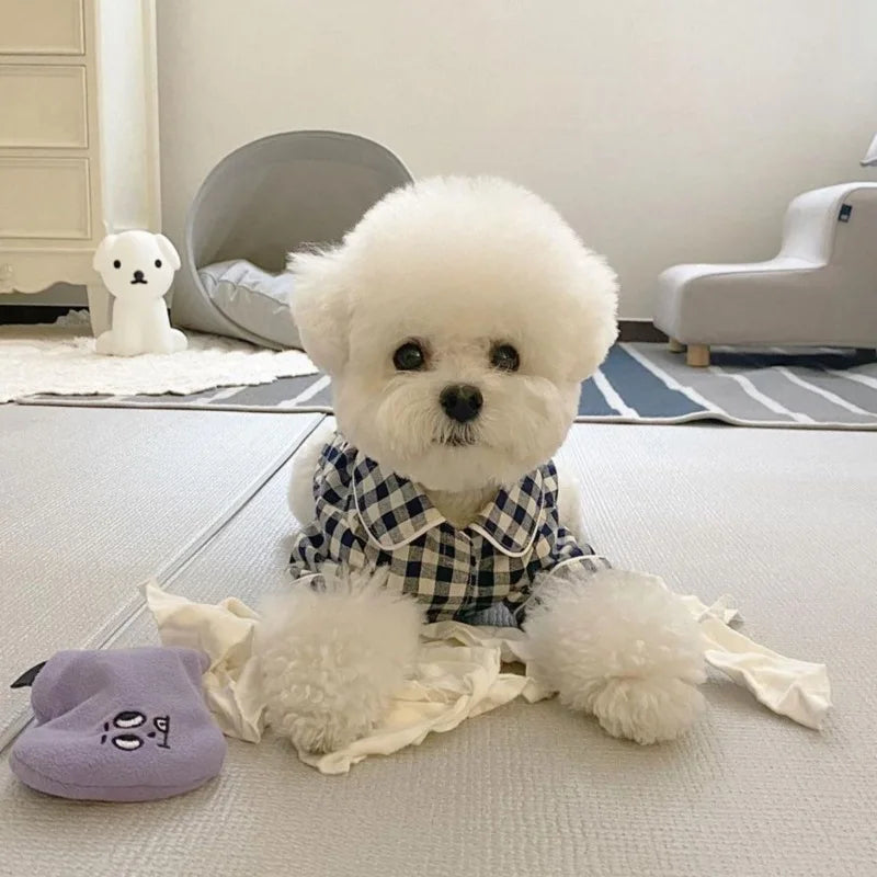 Plaid Dog Pajamas – Cute Summer Costume