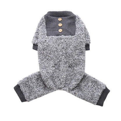 Cozy Winter Pajamas – Cozy Overalls for Small Dogs & Puppies
