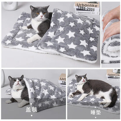 Flannel Pet Sleeping Rug – Soft Dog Bed, Cat Mat & Puppy Cushion for Vancouver Homes