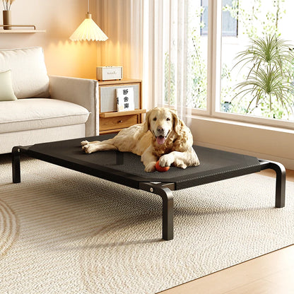 Elevated Summer Dog Bed – Breathable & Washable