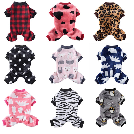 Cozy Winter Pajamas – Cozy Overalls for Small Dogs & Puppies
