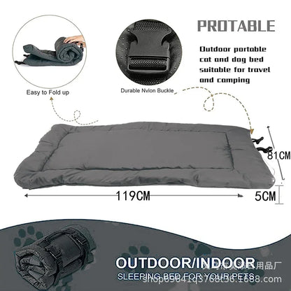 Foldable Waterproof Dog Bed - Portable Outdoor Travel Mat