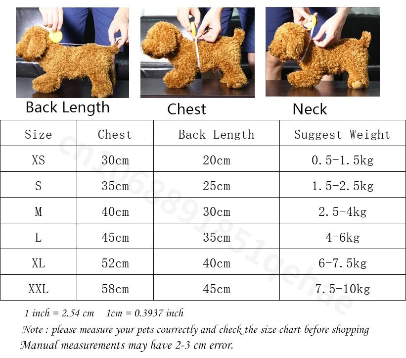 Cozy Fleece Dog Pajamas – Autumn & Winter Jumpsuit for Small Dogs