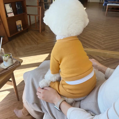 Cozy Puppy Dog Jumpsuit coat – Warm Pet Overalls