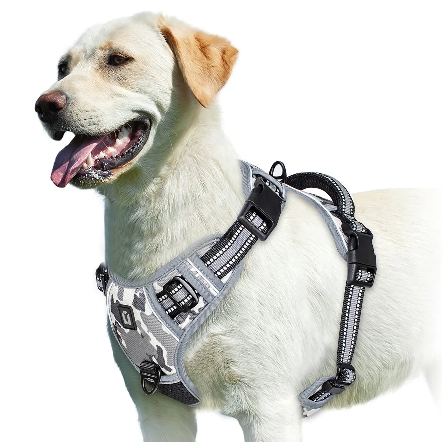No-Pull Padded Dog Vest Harness – Easy Contro