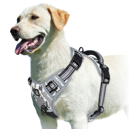 No-Pull Padded Dog Vest Harness – Easy Contro