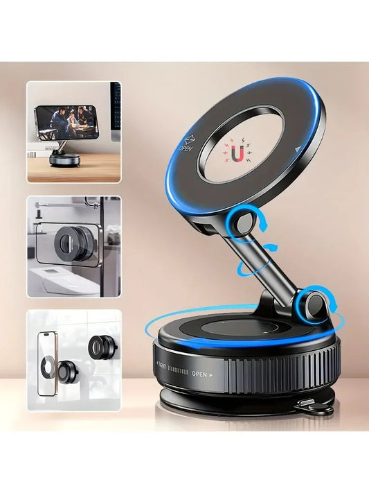 2025 New MagSafe Car Mount [ABS] Magnetic Phone Holder  Car with Strong Magnets 360° rotate and Adjustable Phone Car Mount