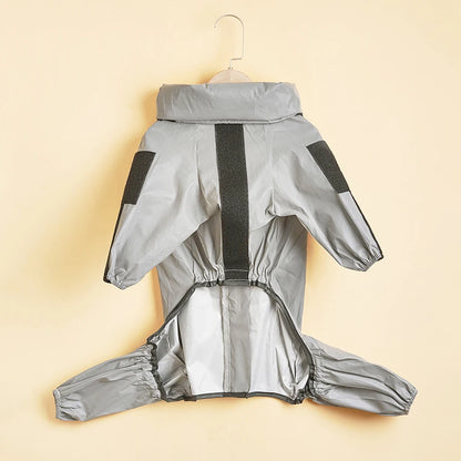 Waterproof Dog Raincoat - All-Weather Pet Jumpsuit