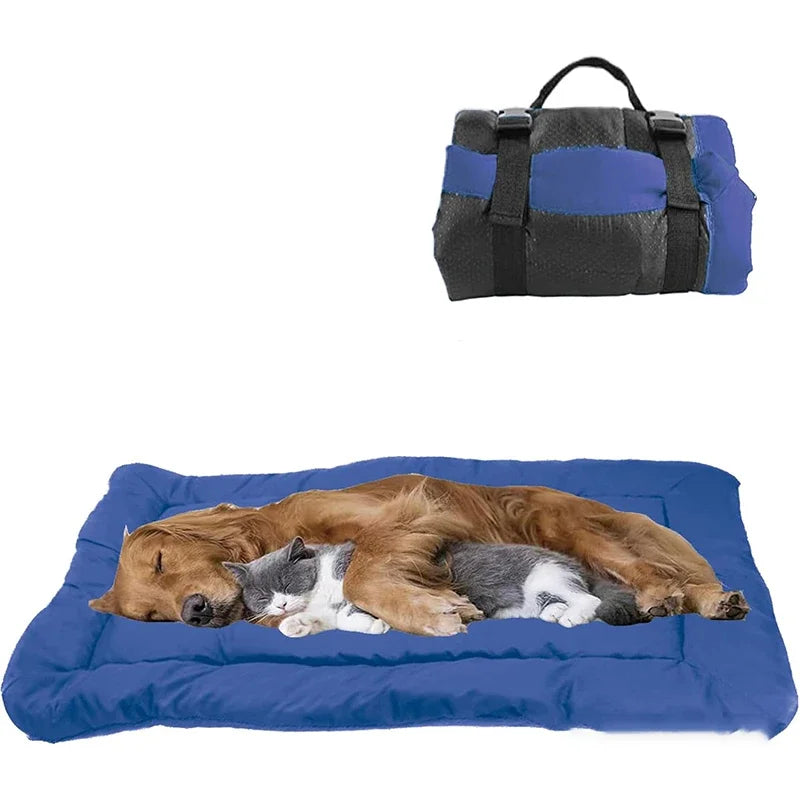 Foldable Waterproof Dog Bed - Portable Outdoor Travel Mat