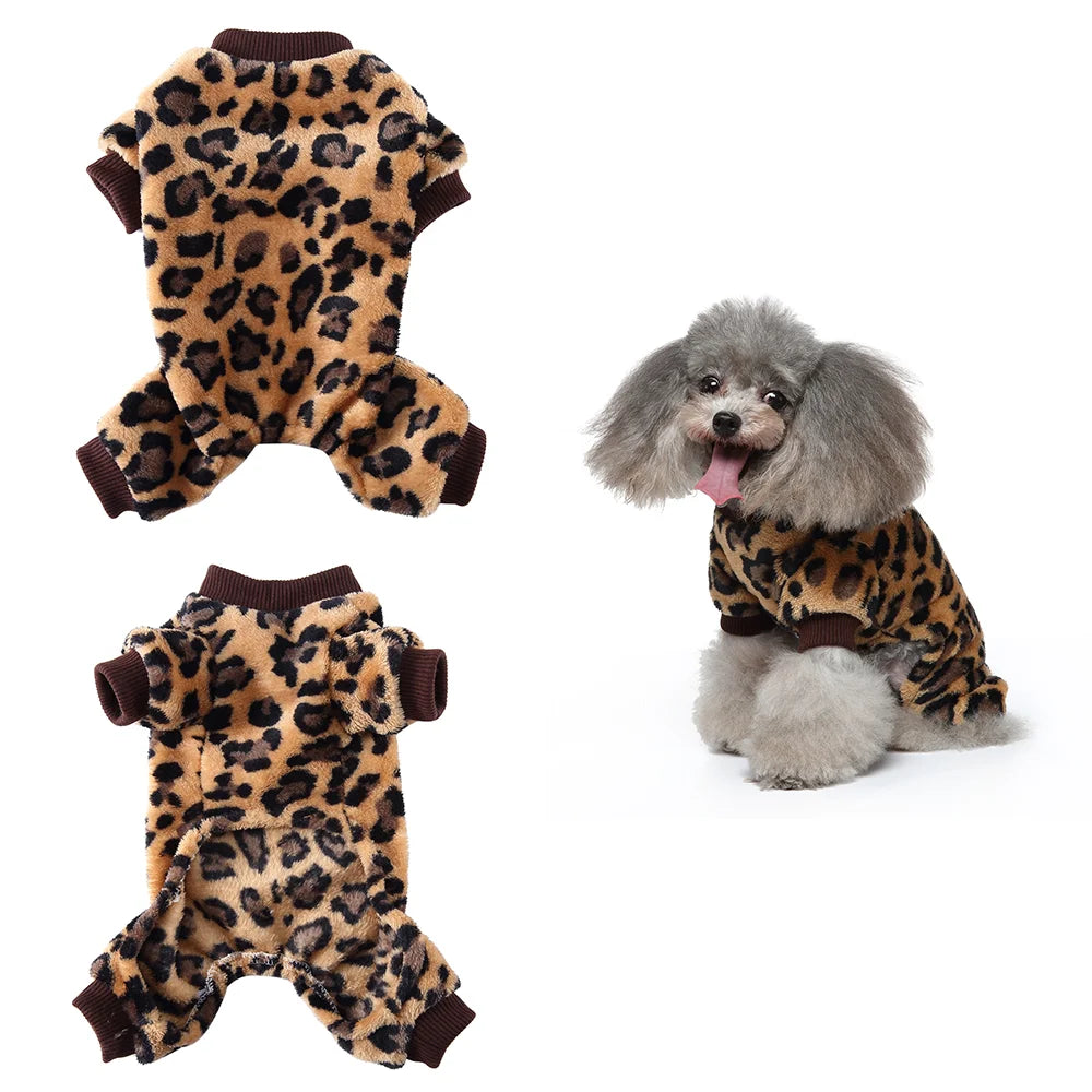 Cozy Winter Pajamas – Cozy Overalls for Small Dogs & Puppies
