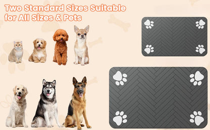 Feeding Mat - Quick Dry Food Bowl Placemat
