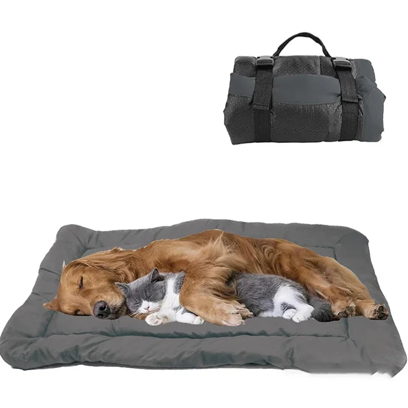Foldable Waterproof Dog Bed - Portable Outdoor Travel Mat
